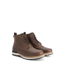 Mosbjerg Men - Bottines à lacets - Doublure en laine - Marron foncé