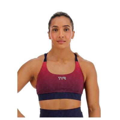 TOP SPORTIVO KINETIC DUAL STRAP EMBER FGDSEM3A 611 ROSSO