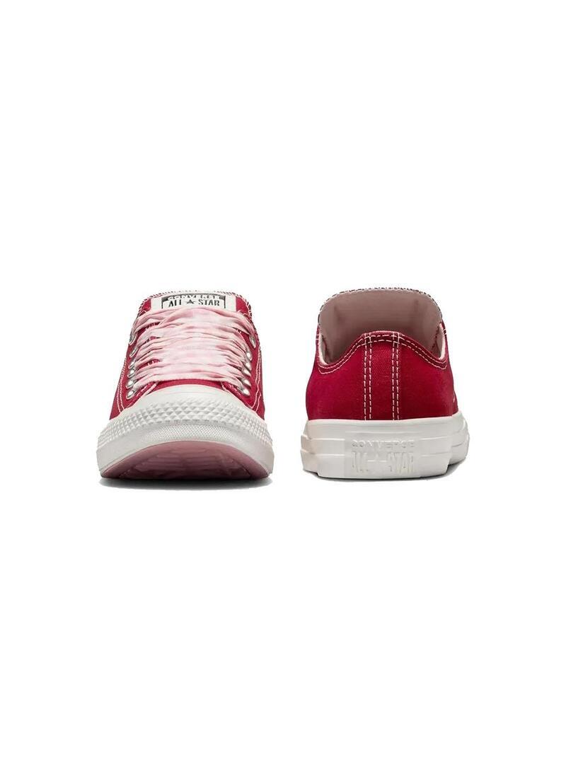 Chaussure pour femme Converse All Star ox rouge 3/7