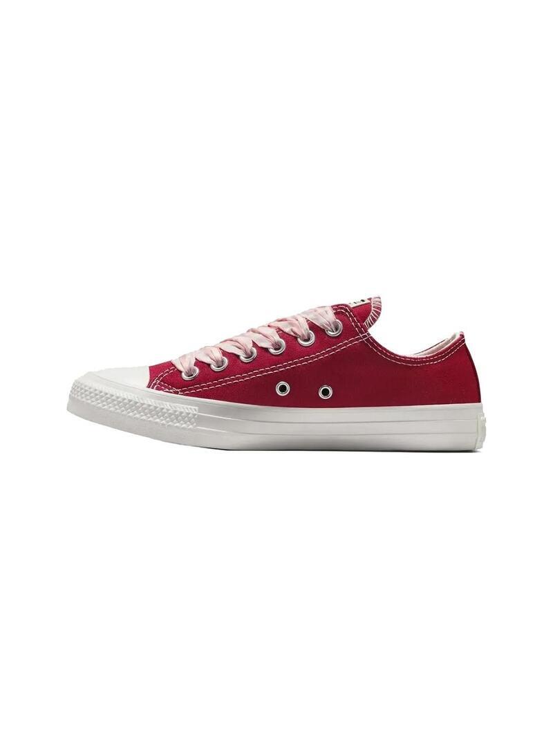 Chaussure pour femme Converse All Star ox rouge 2/7