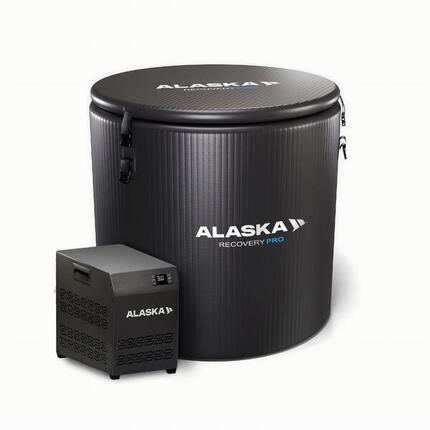 Eisbad Alaska PRO Black Edition + Mini Chiller – Regeneration 450 L