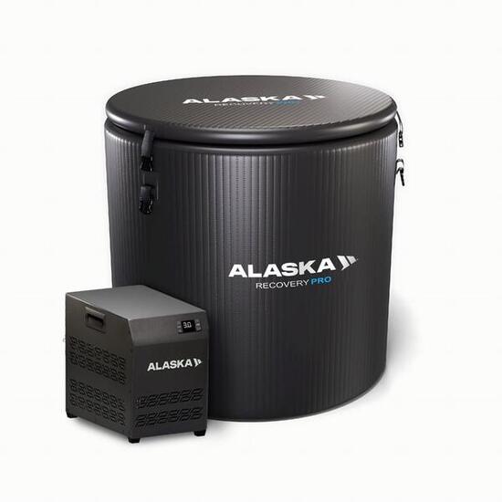 Vasca di Ghiaccio Alaska PRO Black Edition + Mini Chiller – Recupero 450 L