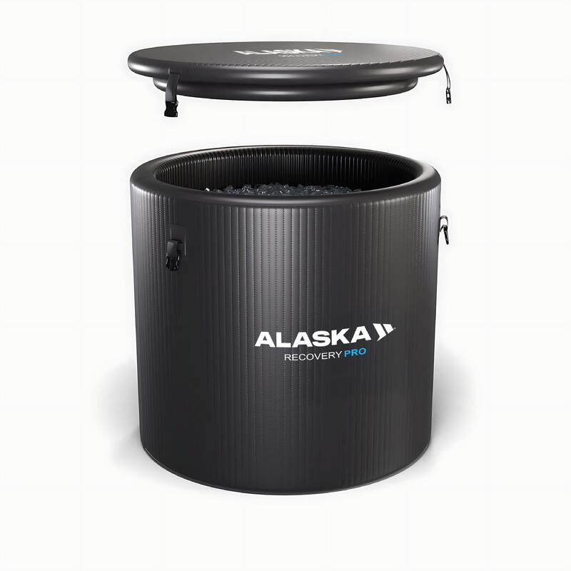 Cadă cu Gheață Alaska PRO Black Edition + Mini Chiller – Recuperare 450 L