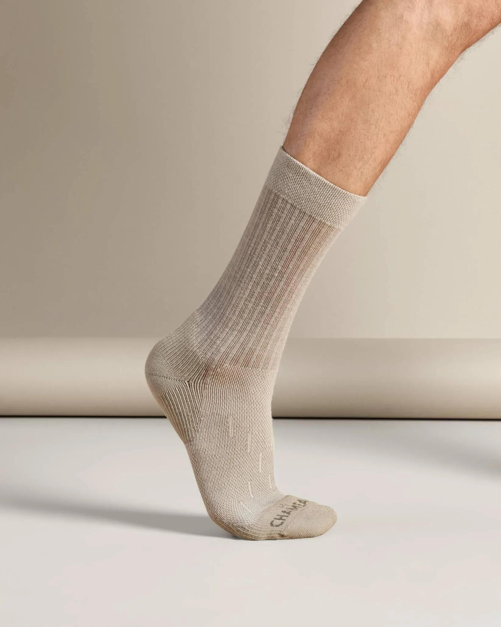 Chaussette Country Cross Le Chameau Oatmeal  - S 3/4