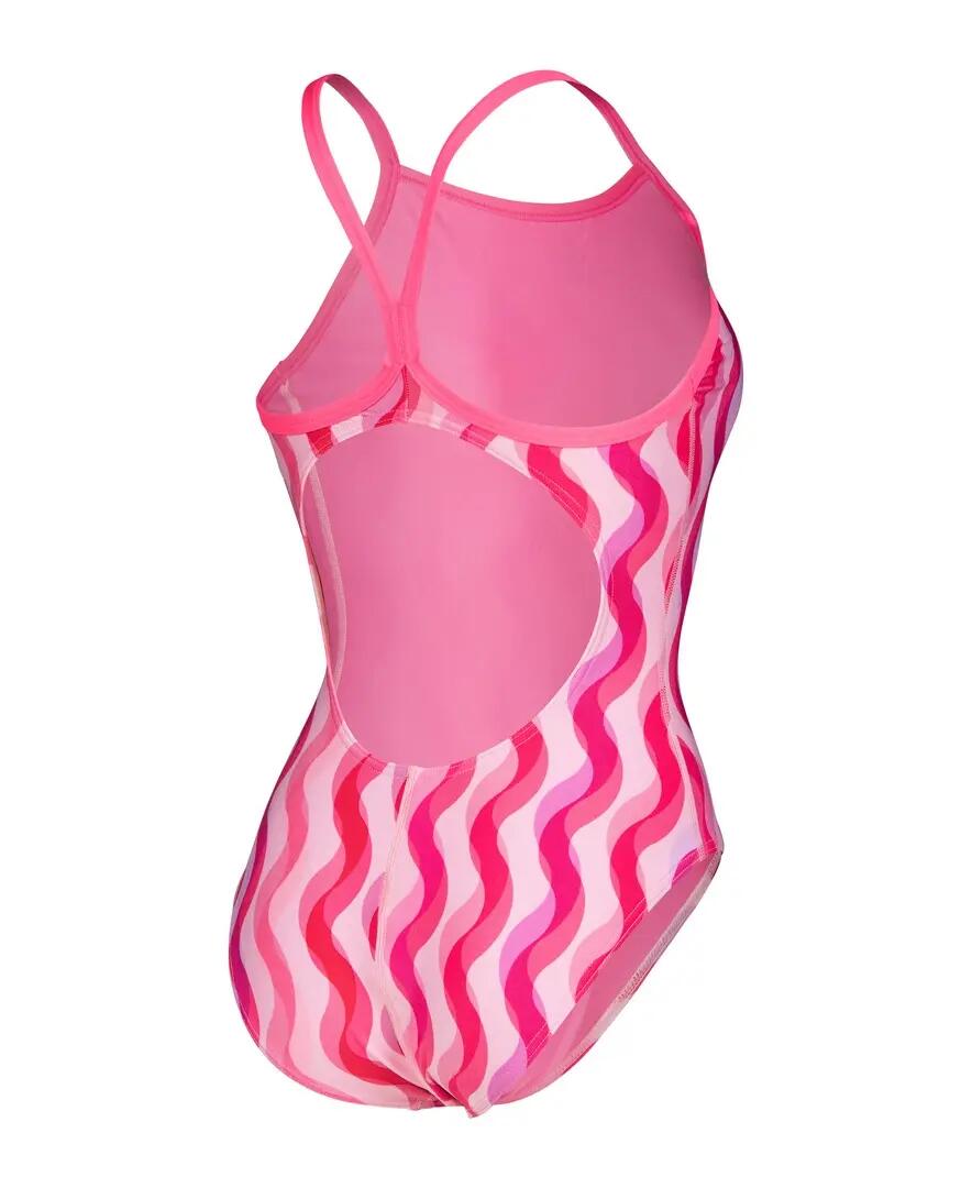 Strój Kąpielowy Damski Arena Ripple Print Swimsuit Lightdrop 6/7