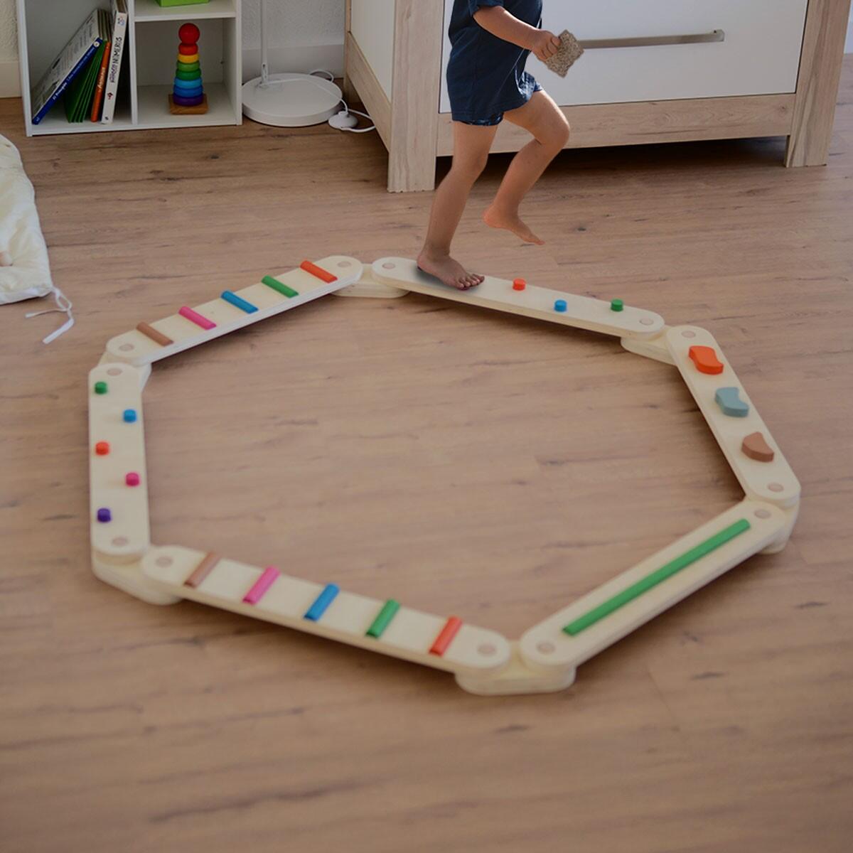 Montessori Balance Beam für Kinder Balance 6 Planks faltbar 3/7