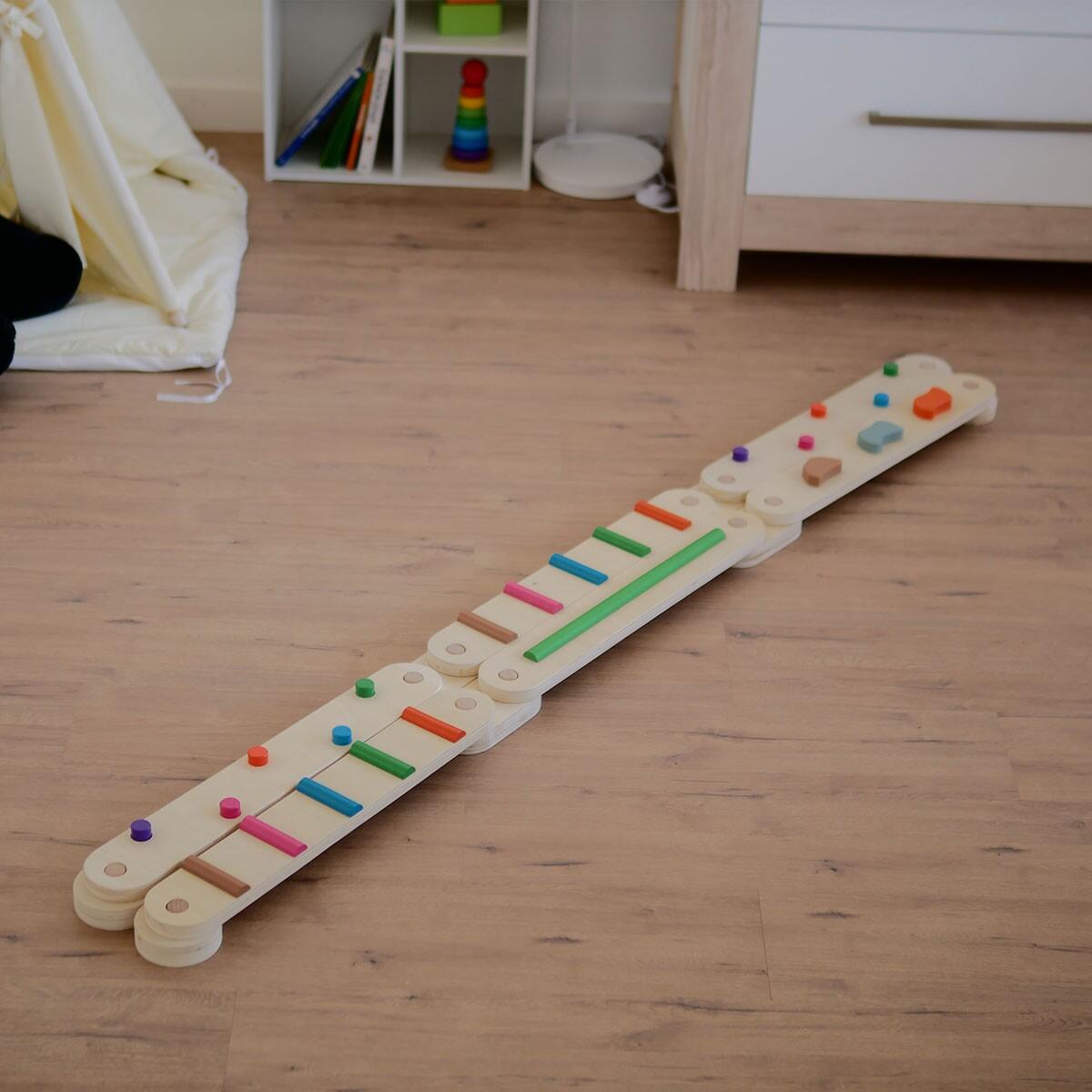Montessori Balance Beam für Kinder Balance 6 Planks faltbar 7/7