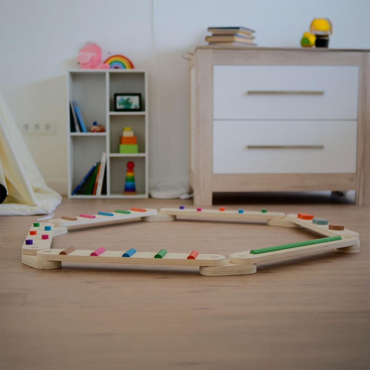 Montessori Balance Beam für Kinder Balance 6 Planks faltbar 5/7