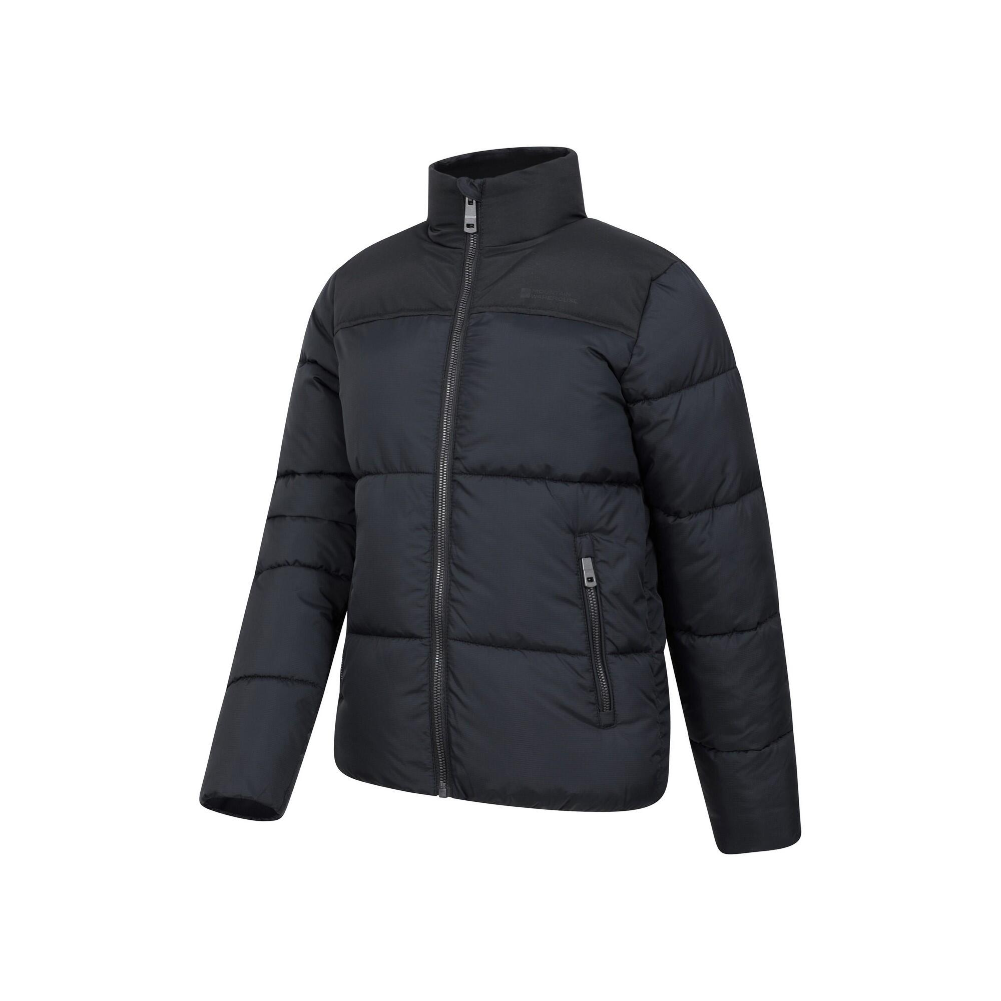 Childrens/Kids Voltage Water Resistant Padded Jacket (Black) 3/4