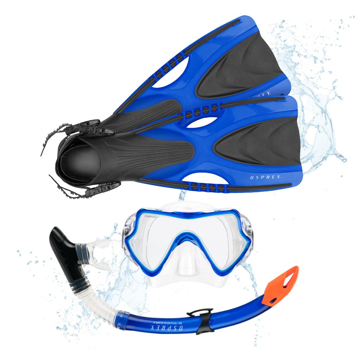 Diving Masks Foldable Anti-Fog Snorkel Mask Set With Full Dry Top System For Free Swim Professional Snorkeling Gear Adults Kids - 18