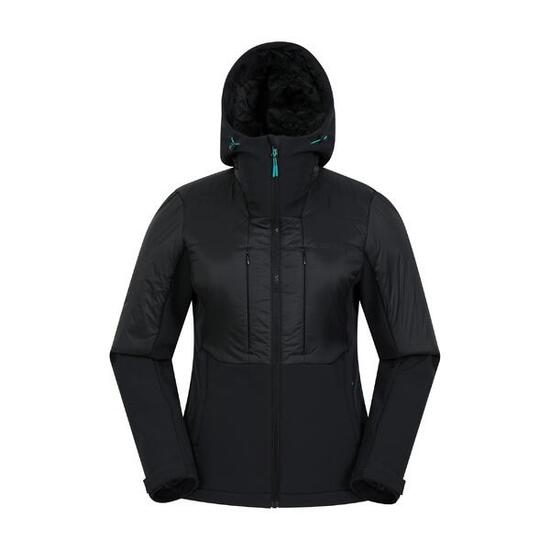 Machina Hybrid" Steppjacke für Damen Schwarz