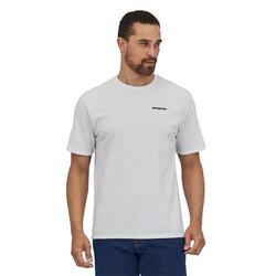 Tee Shirt Patagonia "Men's P-6 Logo Responsibili-Tee" 2XL Blanc