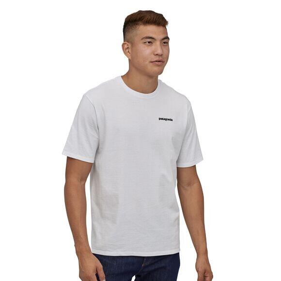 Tee Shirt Patagonia "Men's P-6 Logo Responsibili-Tee" 2XL Blanc 3/7