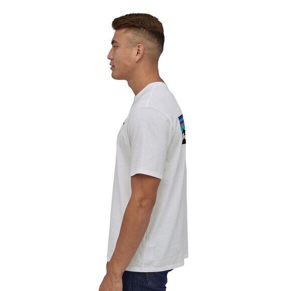 Tee Shirt Patagonia "Men's P-6 Logo Responsibili-Tee" 2XL Blanc 5/7
