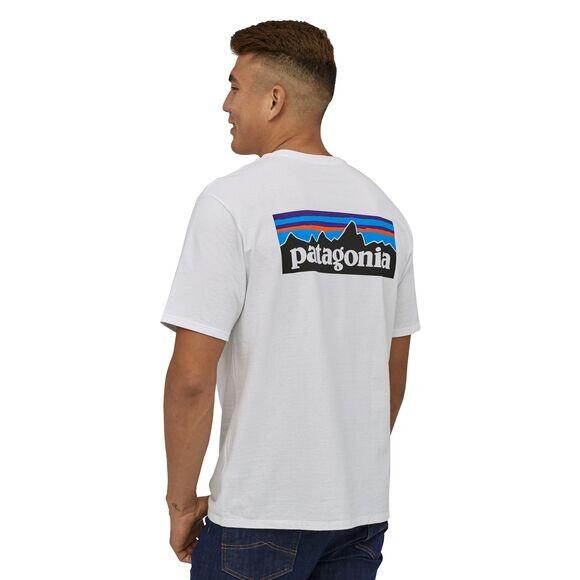 Tee Shirt Patagonia "Men's P-6 Logo Responsibili-Tee" 2XL Blanc 4/7