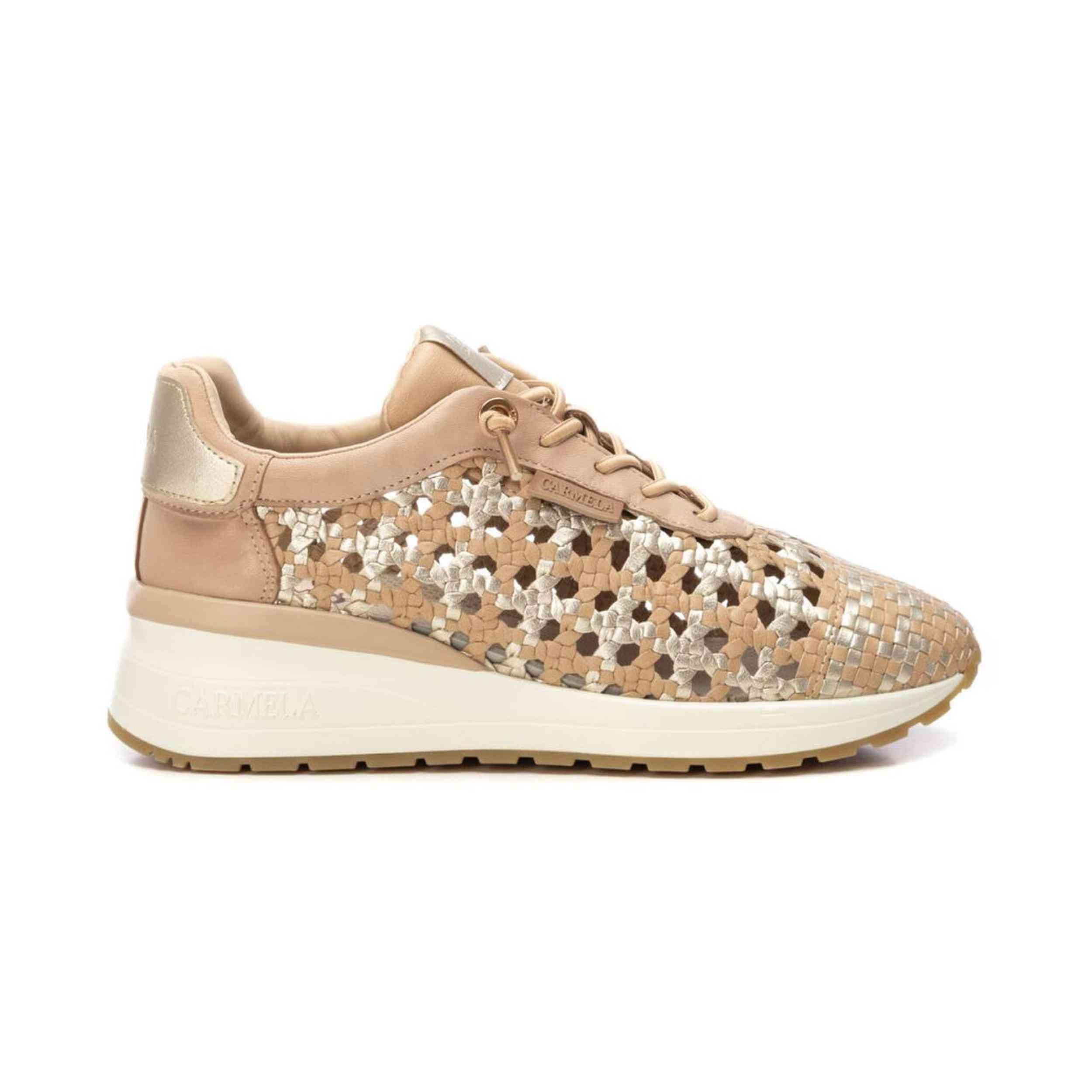 Carmela - Baskets Carmela Modèle 10151-368784 Pour Femmes - Chaussures De Sport - Beige - Decathlon
