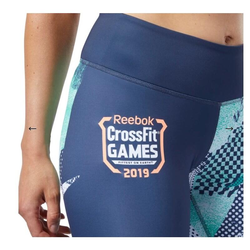 PANTALONE  CROSSFIT DY8416 RC LUX LEGGINGS   AZZURRO 3/5