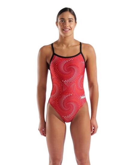 Maillot Arena Fireflow Challenge Back - Rouge - Taille 34
