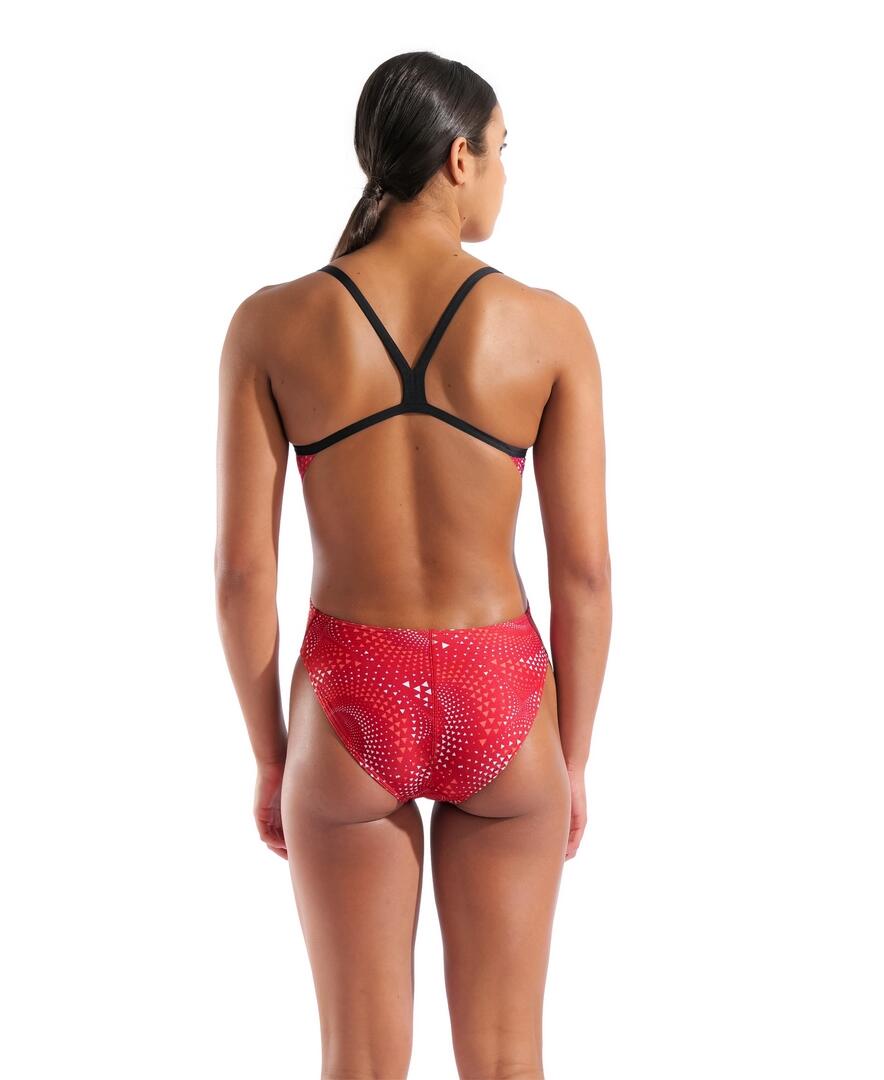 Maillot Arena Fireflow Challenge Back - Rouge - Taille 34 2/7