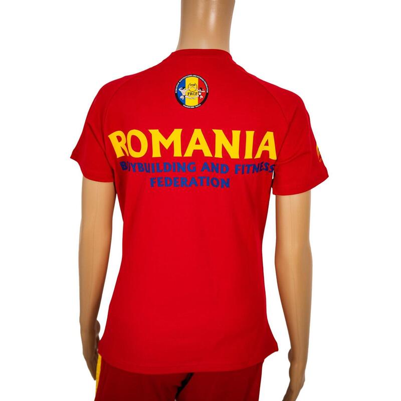 Tricou Bumbac Feminin Oficial FRCF Rosu