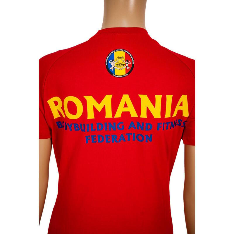 Tricou Bumbac Feminin Oficial FRCF Rosu
