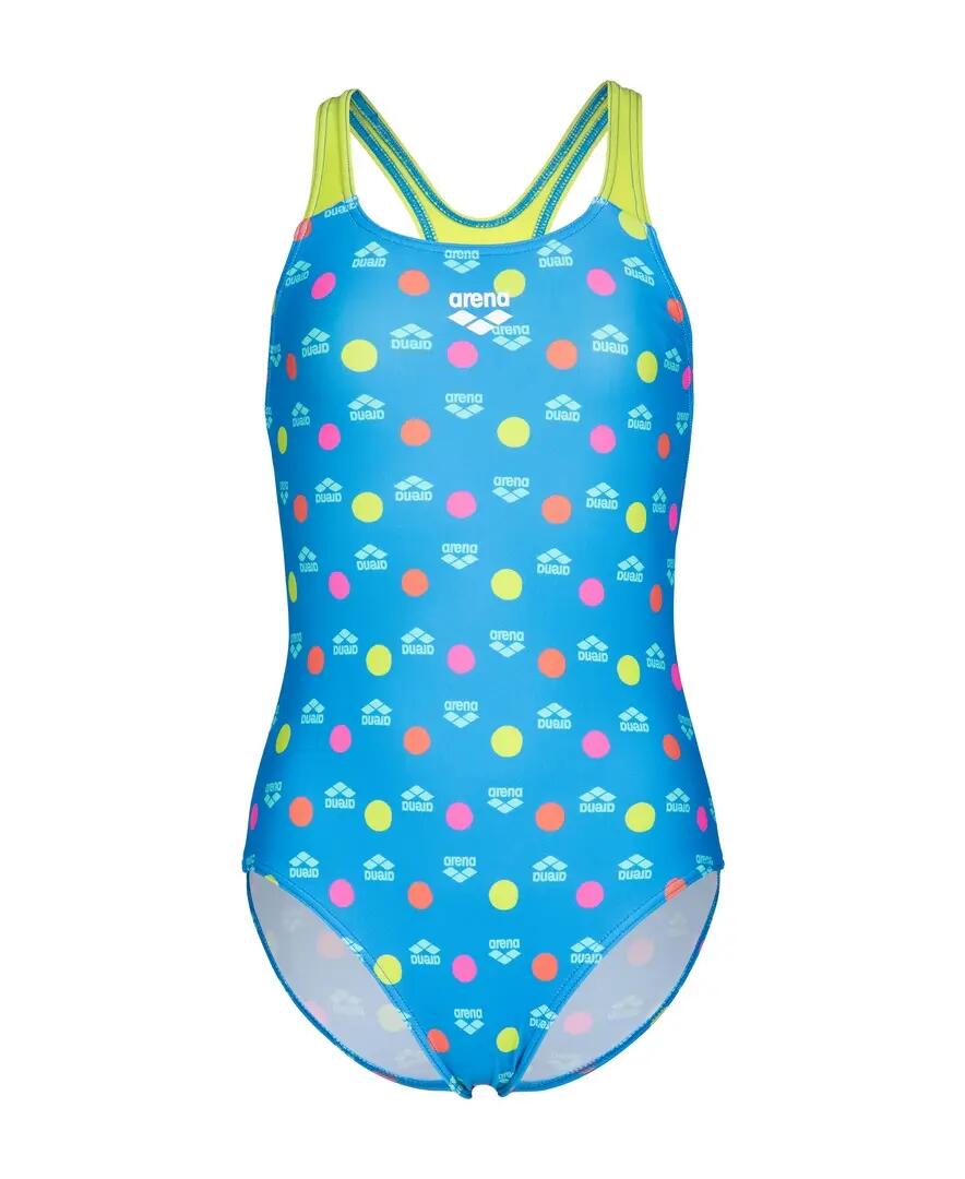 Strój Kąpielowy Dziewczęcy Arena Multiple Dot Swimsuit Swim 6/7