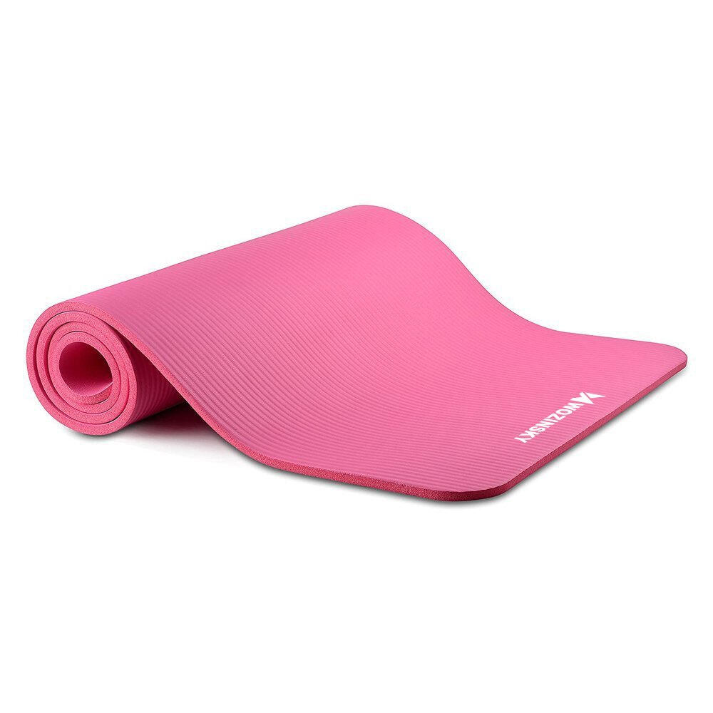 Wozinsky Trainingsmatte 181 x 63 x 0,9 cm Fitness Gymnastik Yoga rosa 2/7