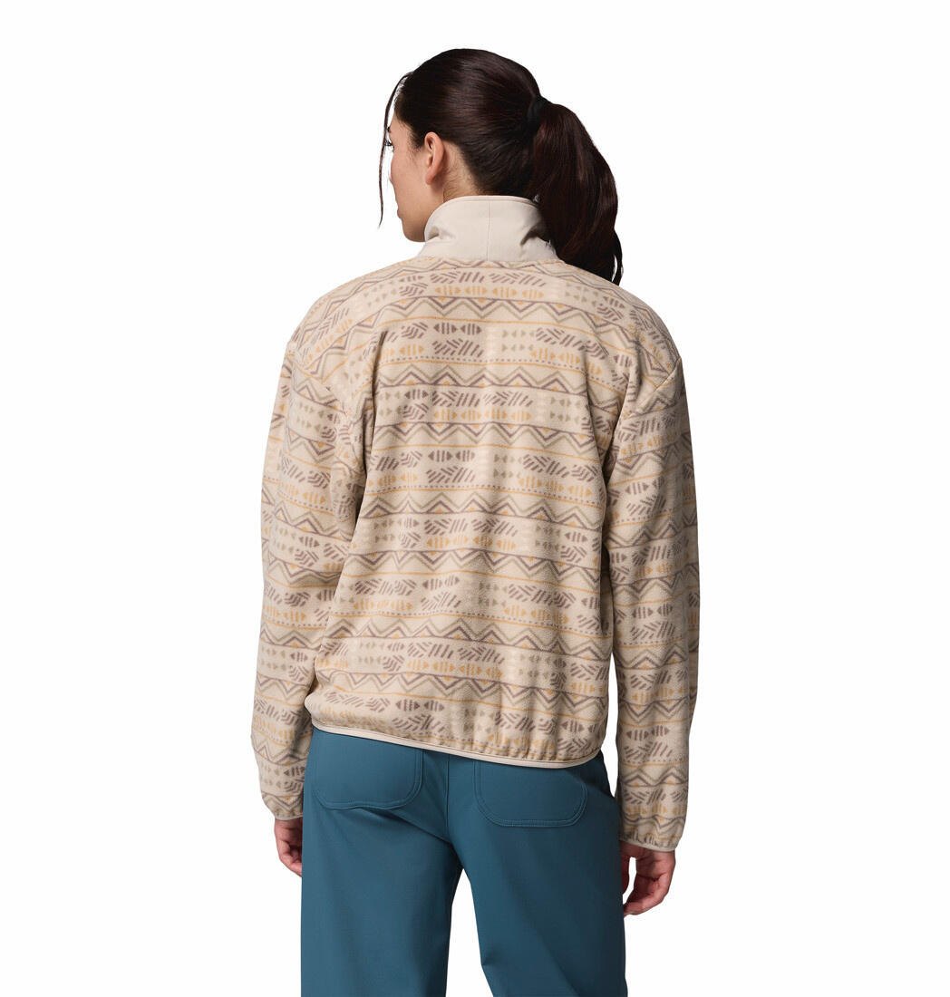 COLUMBIA Sequoia Grove™ Printed Half Zip W - Dark Stone Hori 6/7