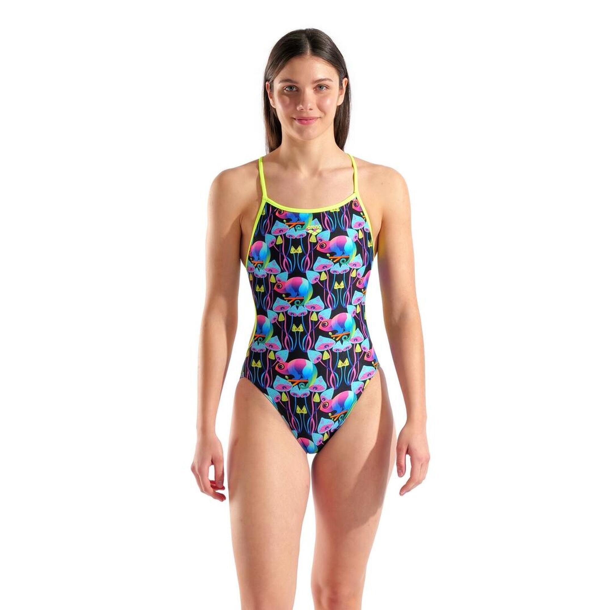 Strój Kąpielowy Damski Arena Multi Chameleons Swimsuit