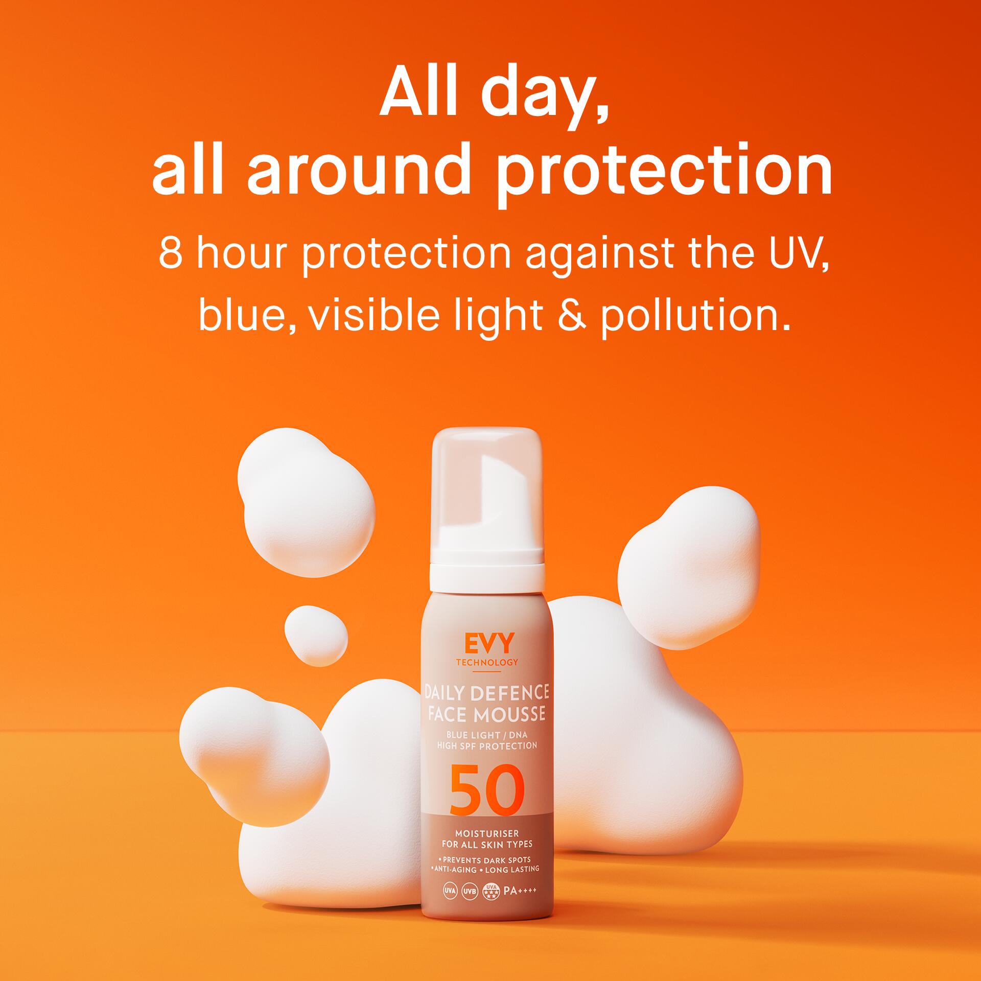 EVY Dagelijkse Bescherming Gezichtsmousse SPF 50 2/7