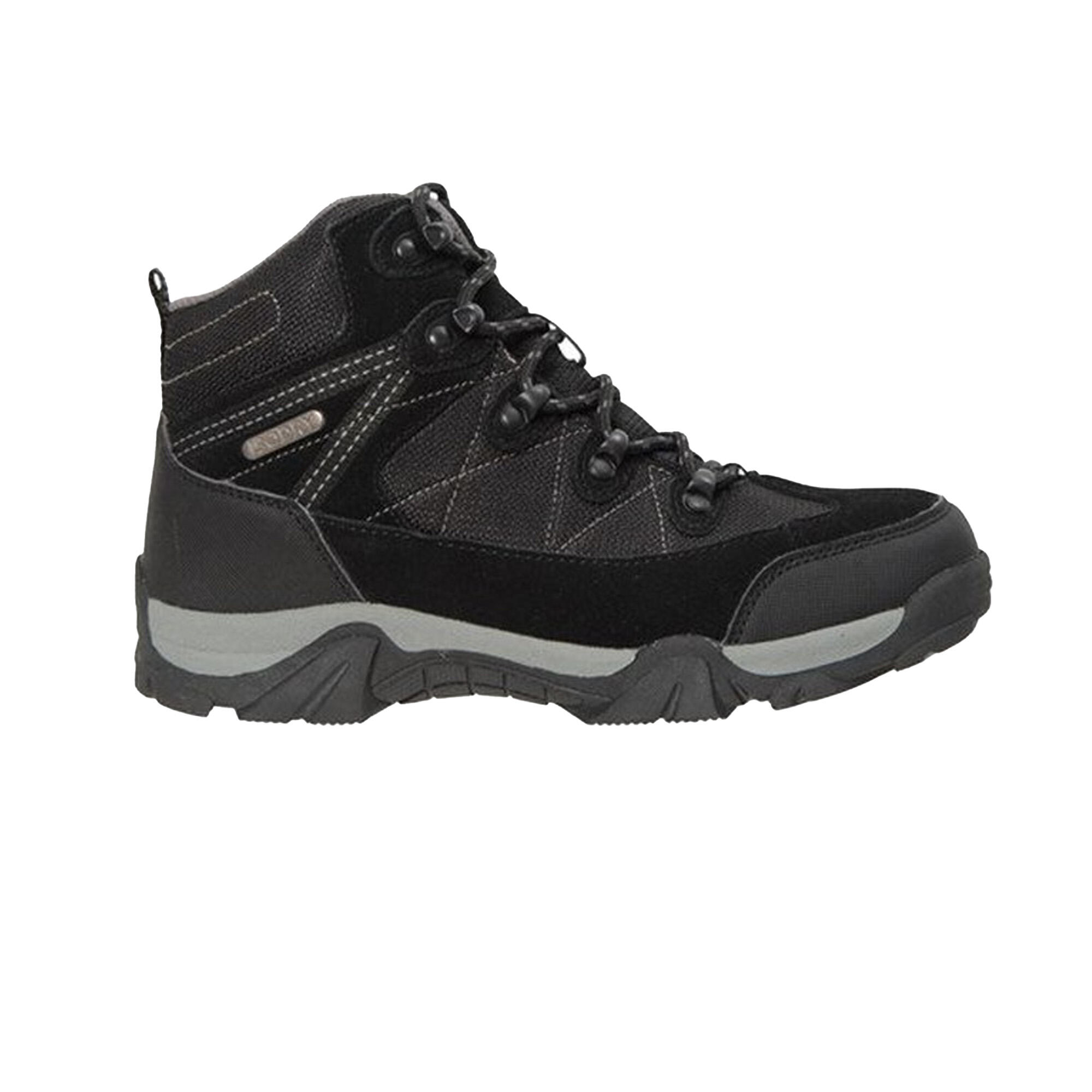 Wanderstiefel "Trail", Wildleder Kinder Schwarz 4/4