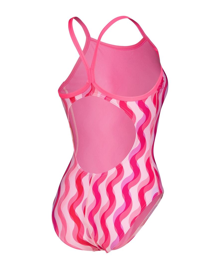 Strój Kąpielowy Damski Arena Ripple Print Swimsuit Lightdrop 6/7