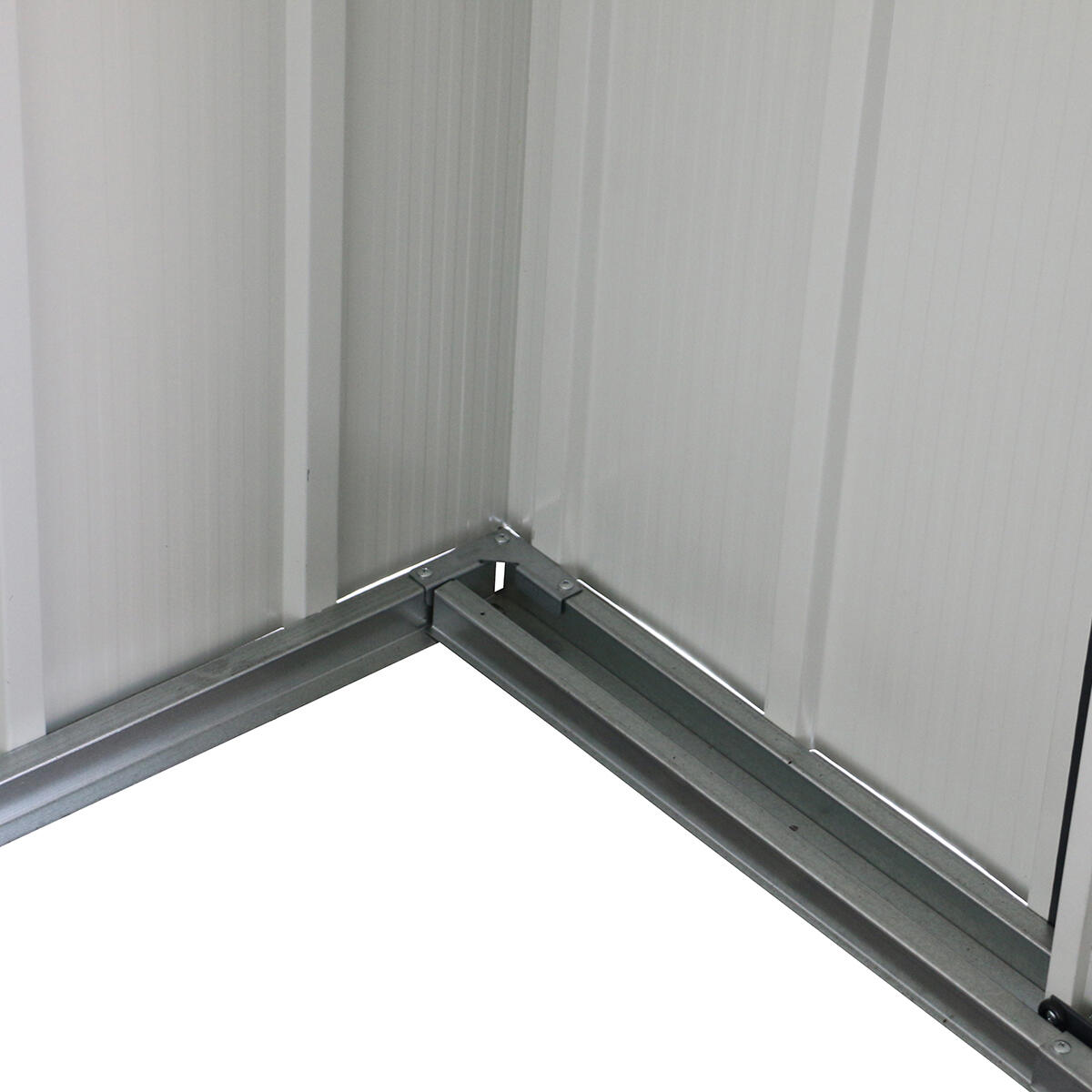 Caseta jardín Eco Altea 8×6 metal gris antracita 7/7