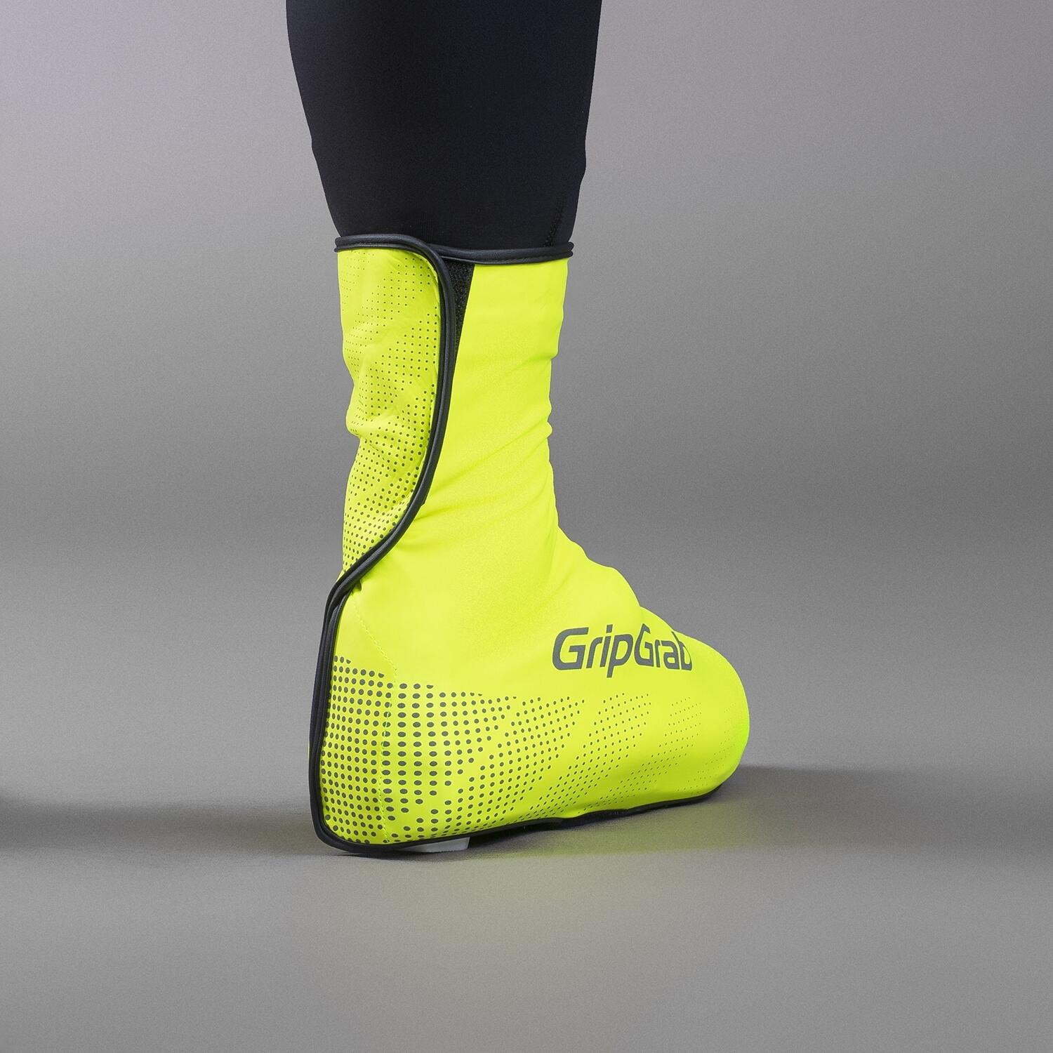 Cubiertas impermeables para zapatos GripGrab Hi-Vis Ride 4/7