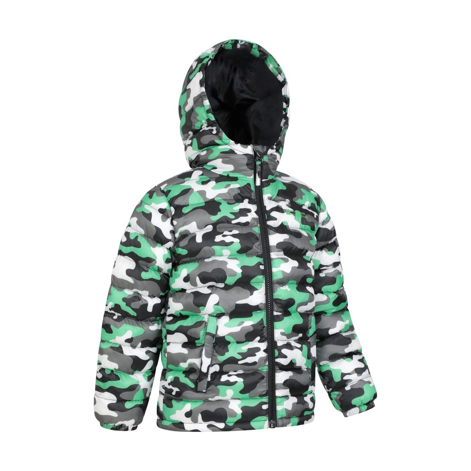 Childrens/Kids Seasons Camouflage Padded Jacket (Multicoloured) 4/4