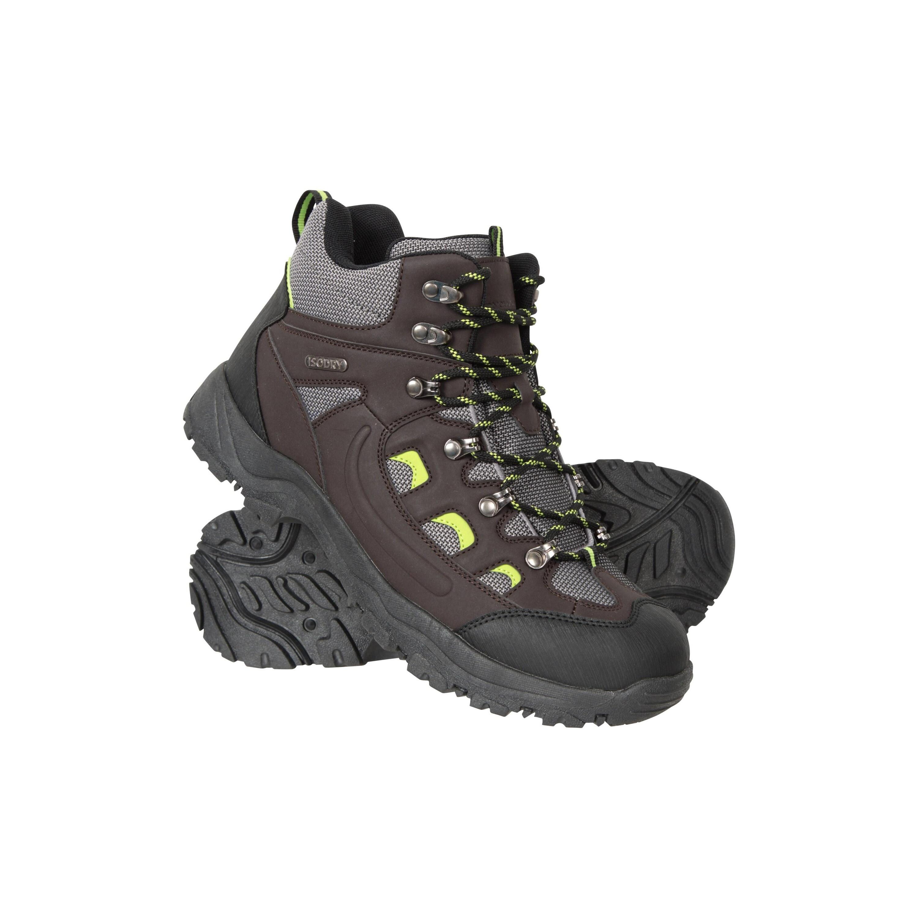 MOUNTAIN WAREHOUSE Mens Adventurer Waterproof Hiking Boots (Lime)