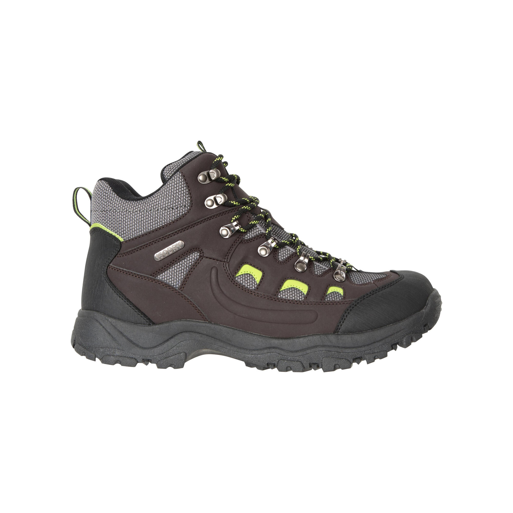 Mens Adventurer Waterproof Hiking Boots (Lime) 4/4