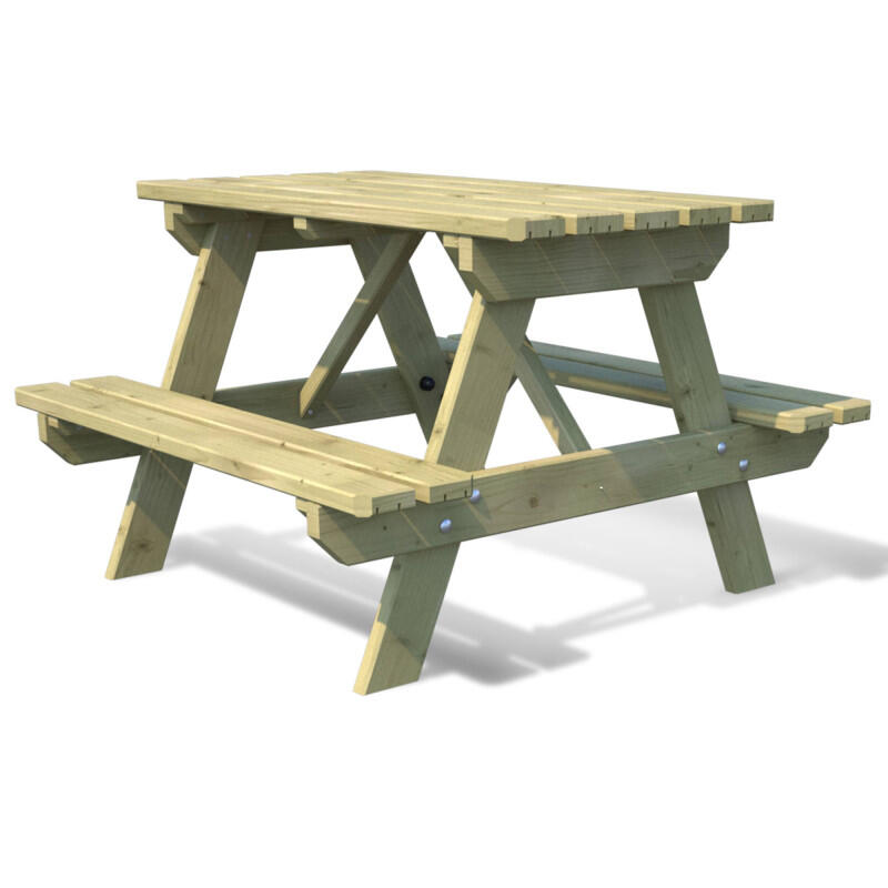 Soulet - Table De Pique-nique En Bois Traité Pour Enfants Dès 18 Mois Aurea - Aire De Jeu - Taille Unique - Decathlon