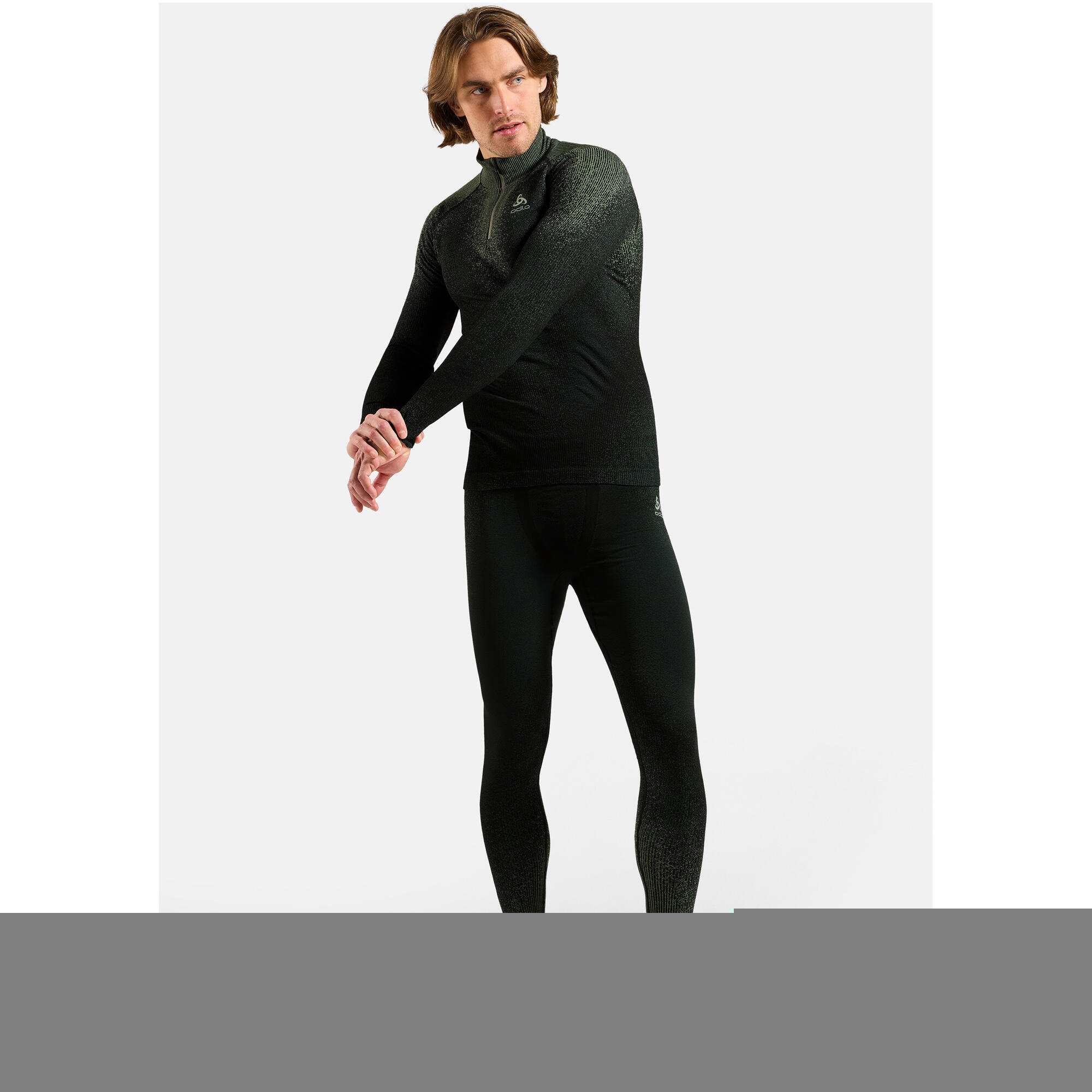 Bielizna termoaktywna z długim rękawem Odlo BL TOP turtle neck l/s half zip 2/6