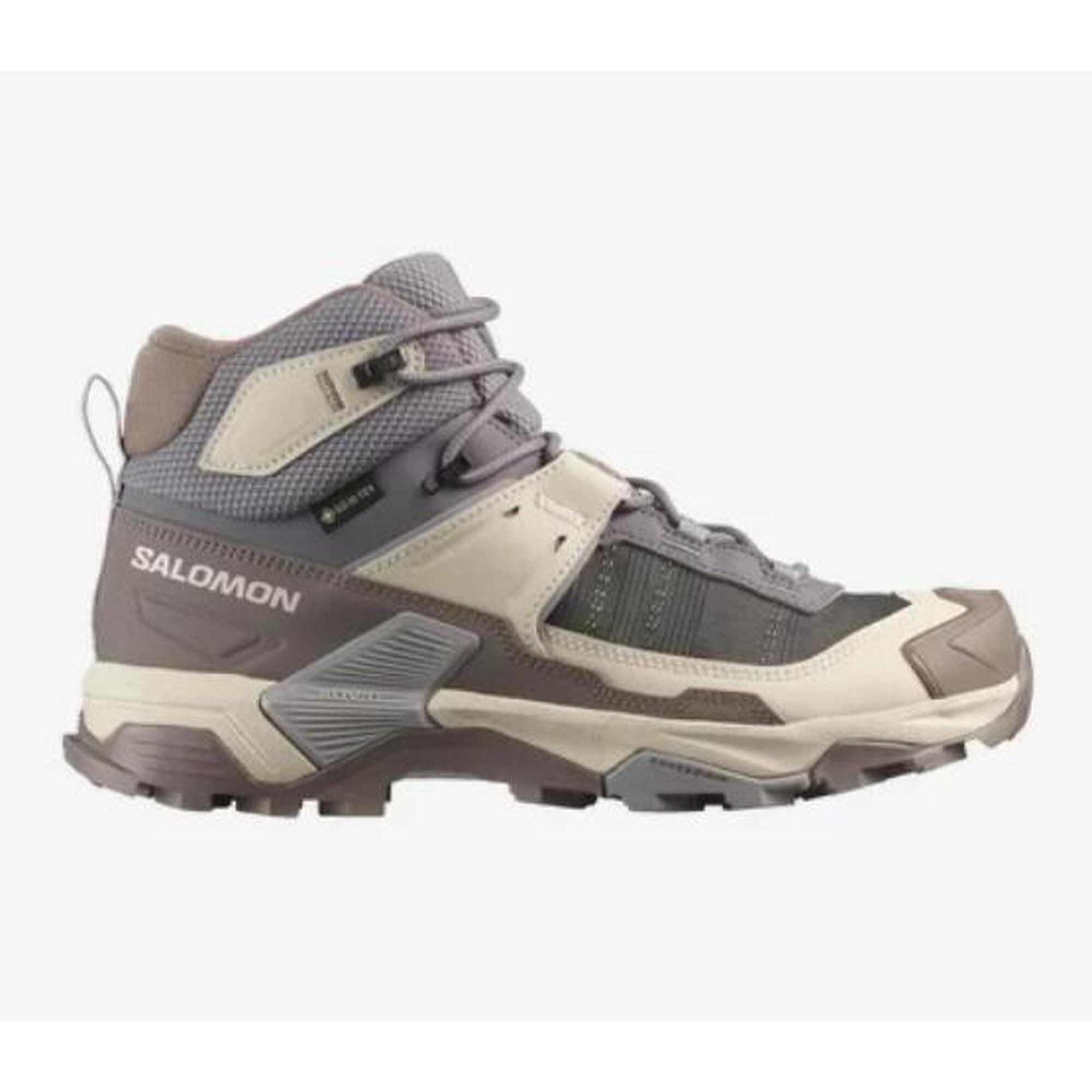 Salomon - Chaussure De Randonnée Femme Salomon "x Ultra 5 Mid Gtx W" 40 2/3 Rose Pâle - Chaussures De Sport - Rose - Decathlon