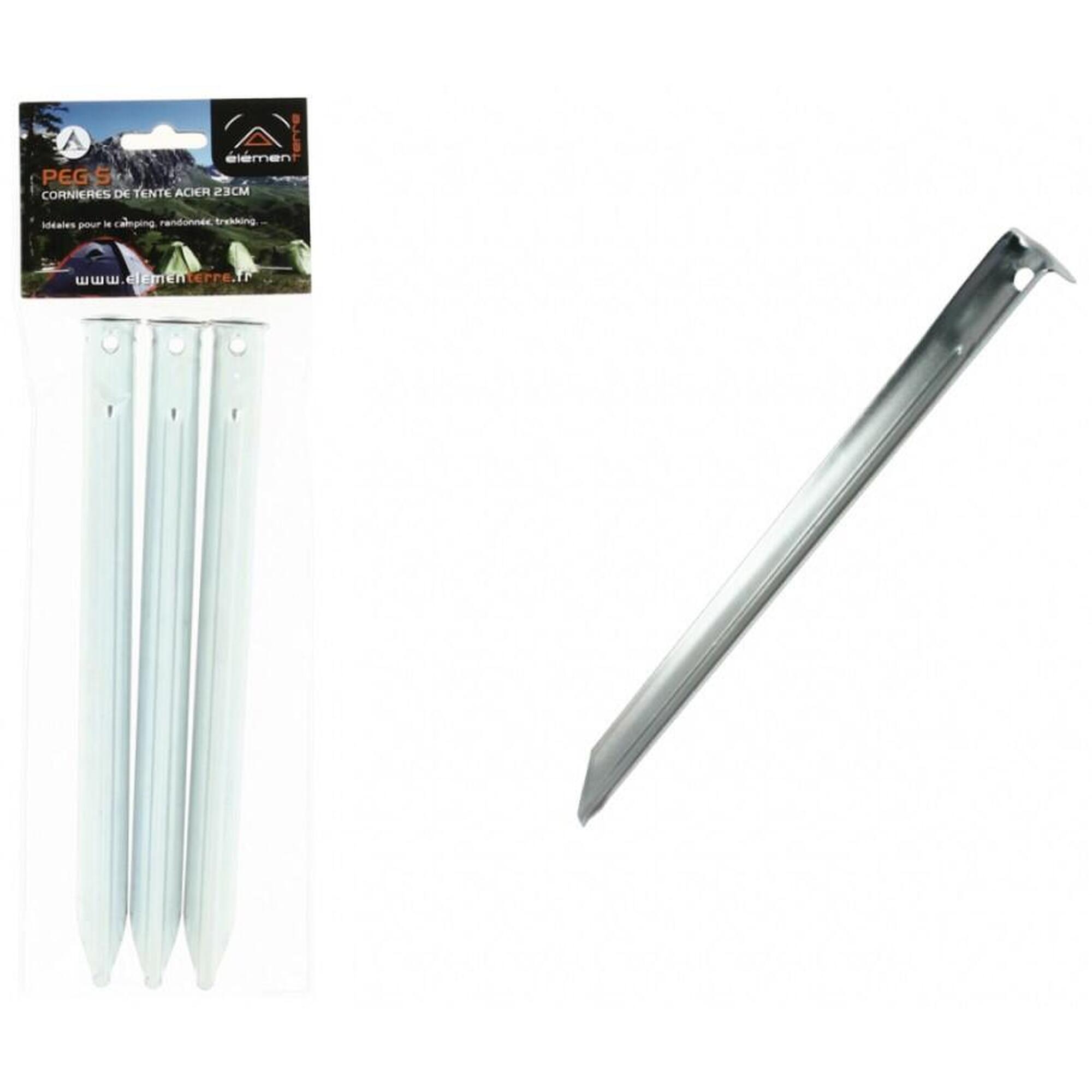 Elementerre - Sardines De Camping Elementerre "peg S" - Piquet De Tente - Gris - No Size - Decathlon