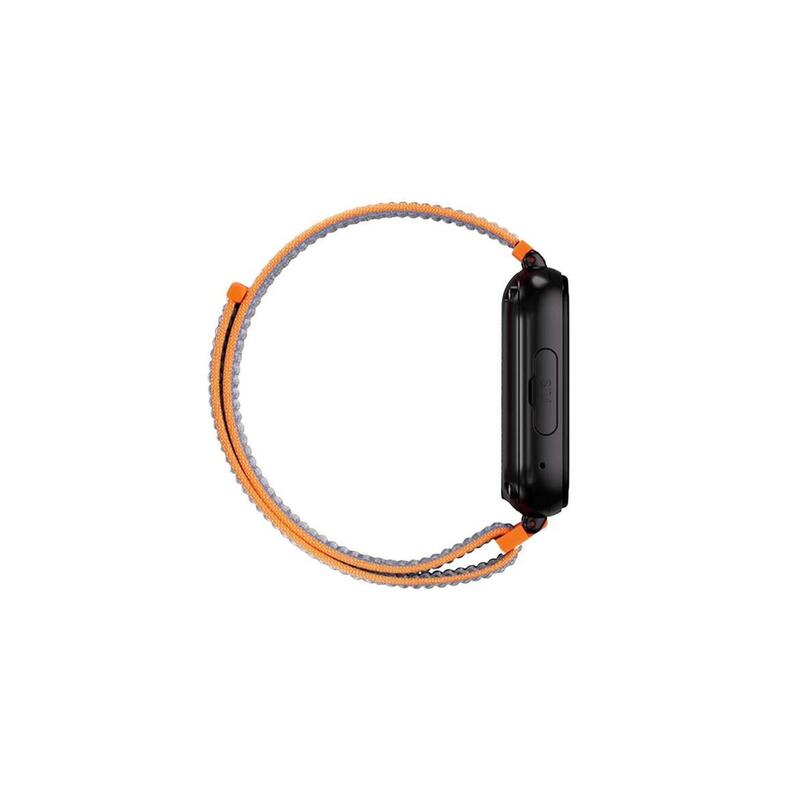 SaveWatch Plus 4G Carcasă Neagră Curea Material Portocaliu