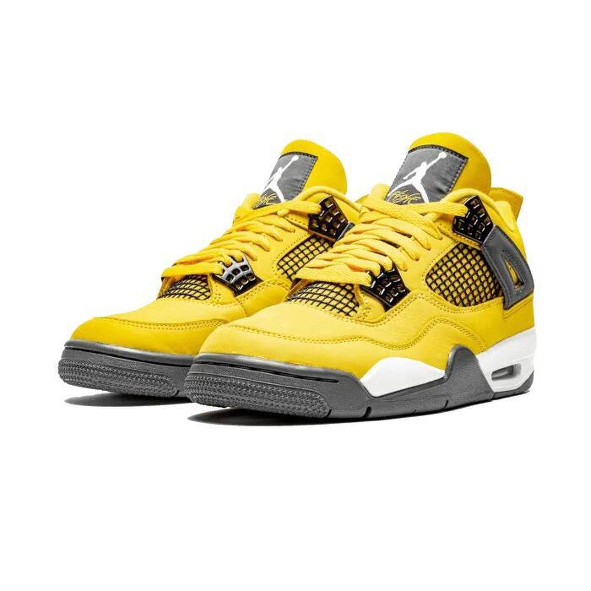 Nike - Air Jordan 4 Retro Tour Yellow (lightning) - Baskets - Noir - Decathlon
