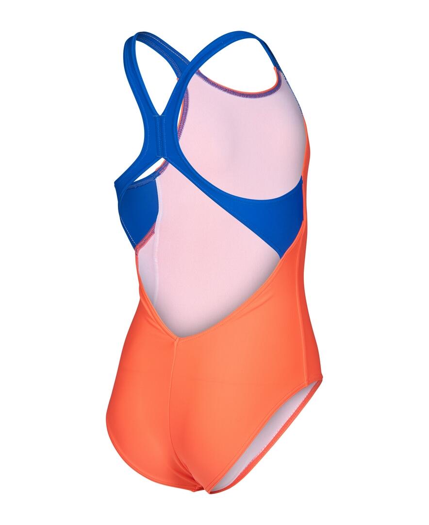 Arena Graphic Maillot de Bain Enfant - Orange / Bleu clair 3/7
