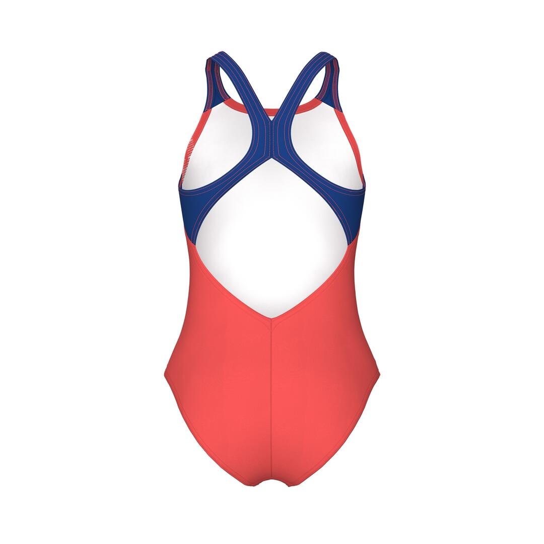 Arena Graphic Maillot de Bain Enfant - Orange / Bleu clair 7/7