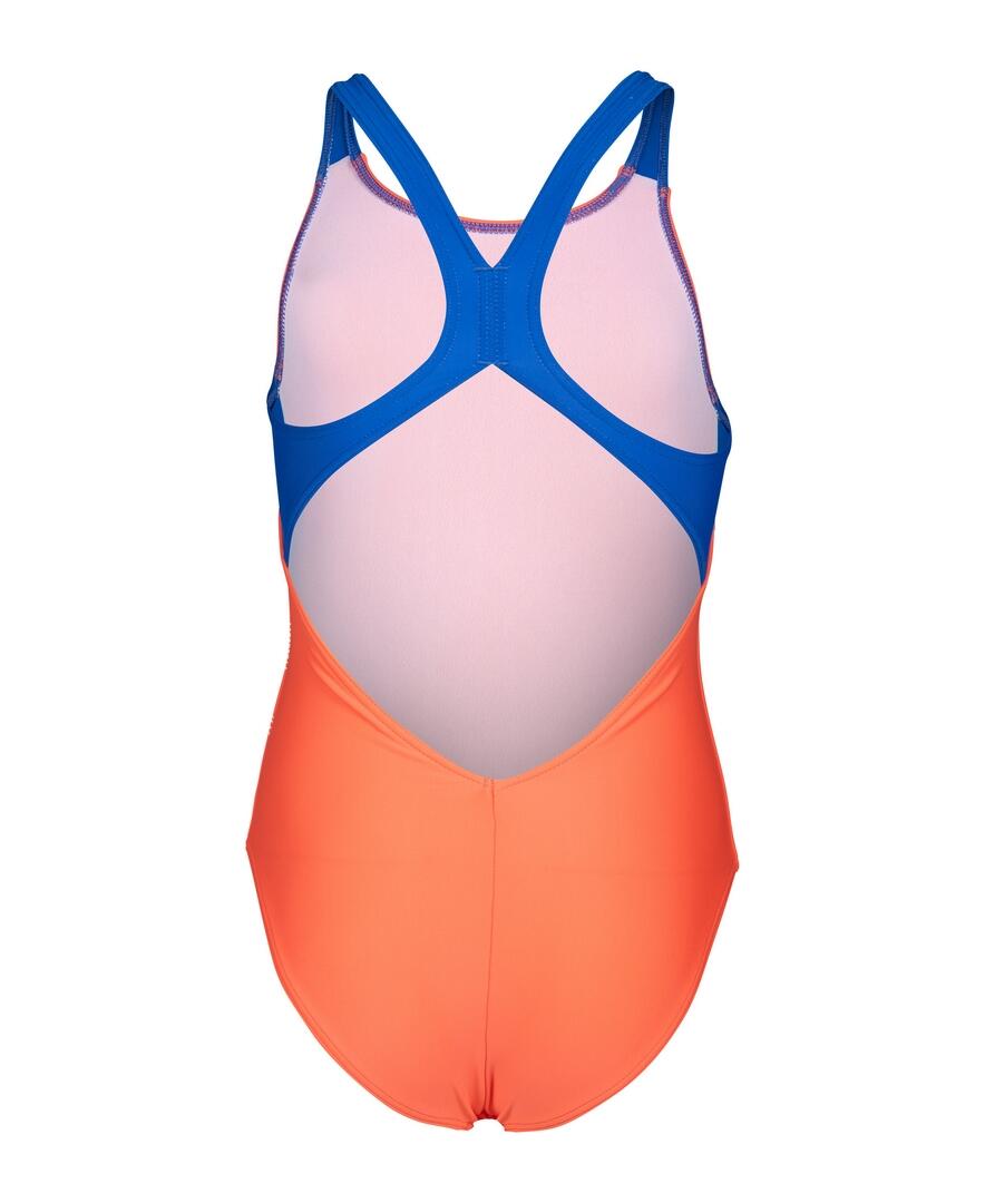 Arena Graphic Maillot de Bain Enfant - Orange / Bleu clair 4/7