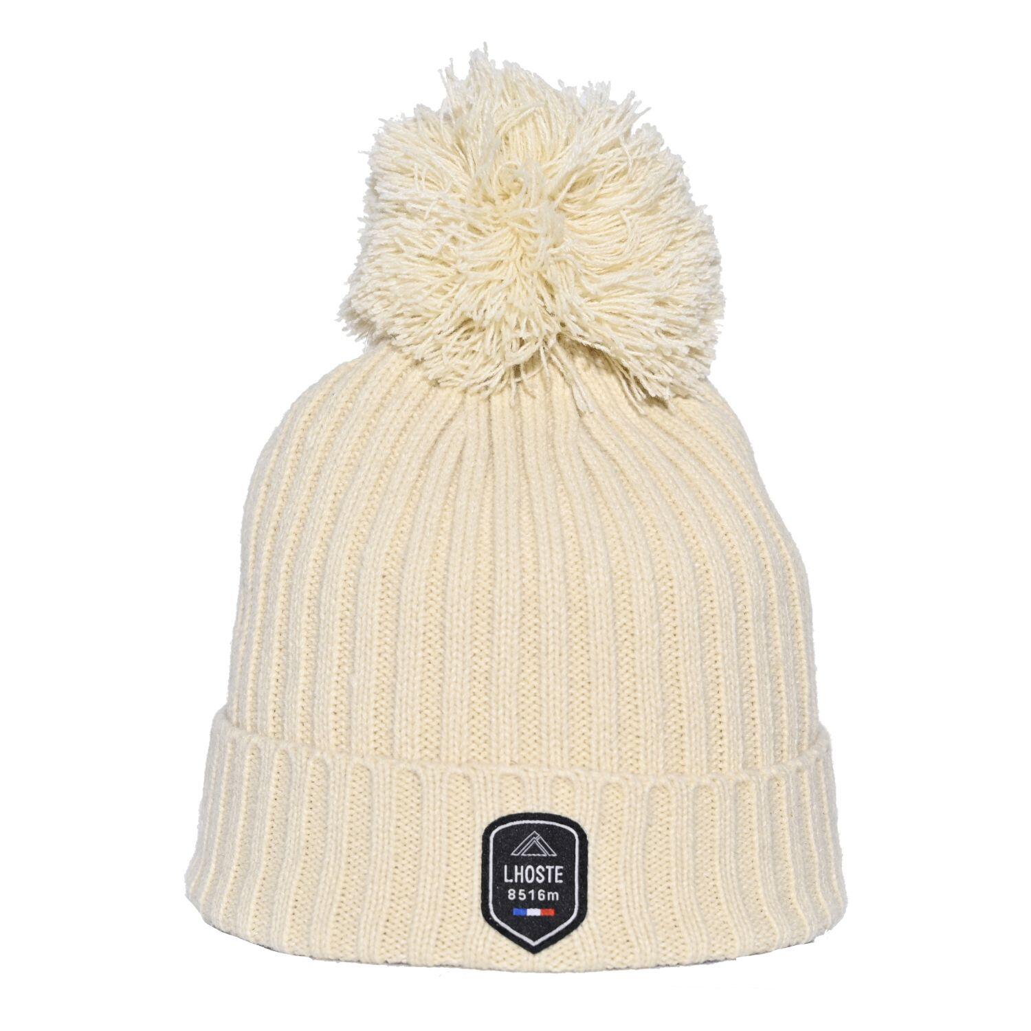 Bonnet pompon MELKO beige 1/1