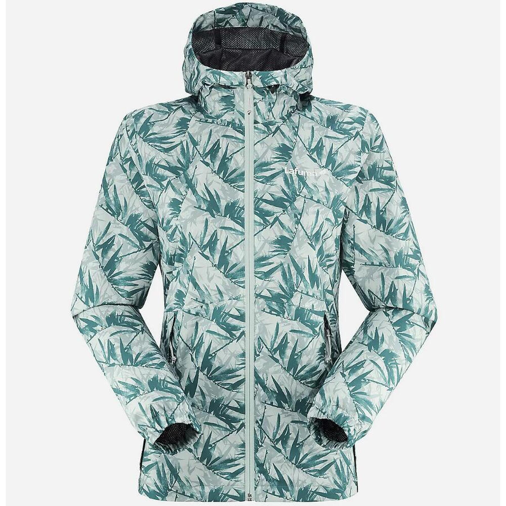 Lafuma - Veste Légère Imperméable Femme Lafuma "access Jkt W" S Feuilles Tropicales - Veste - Vert - Decathlon