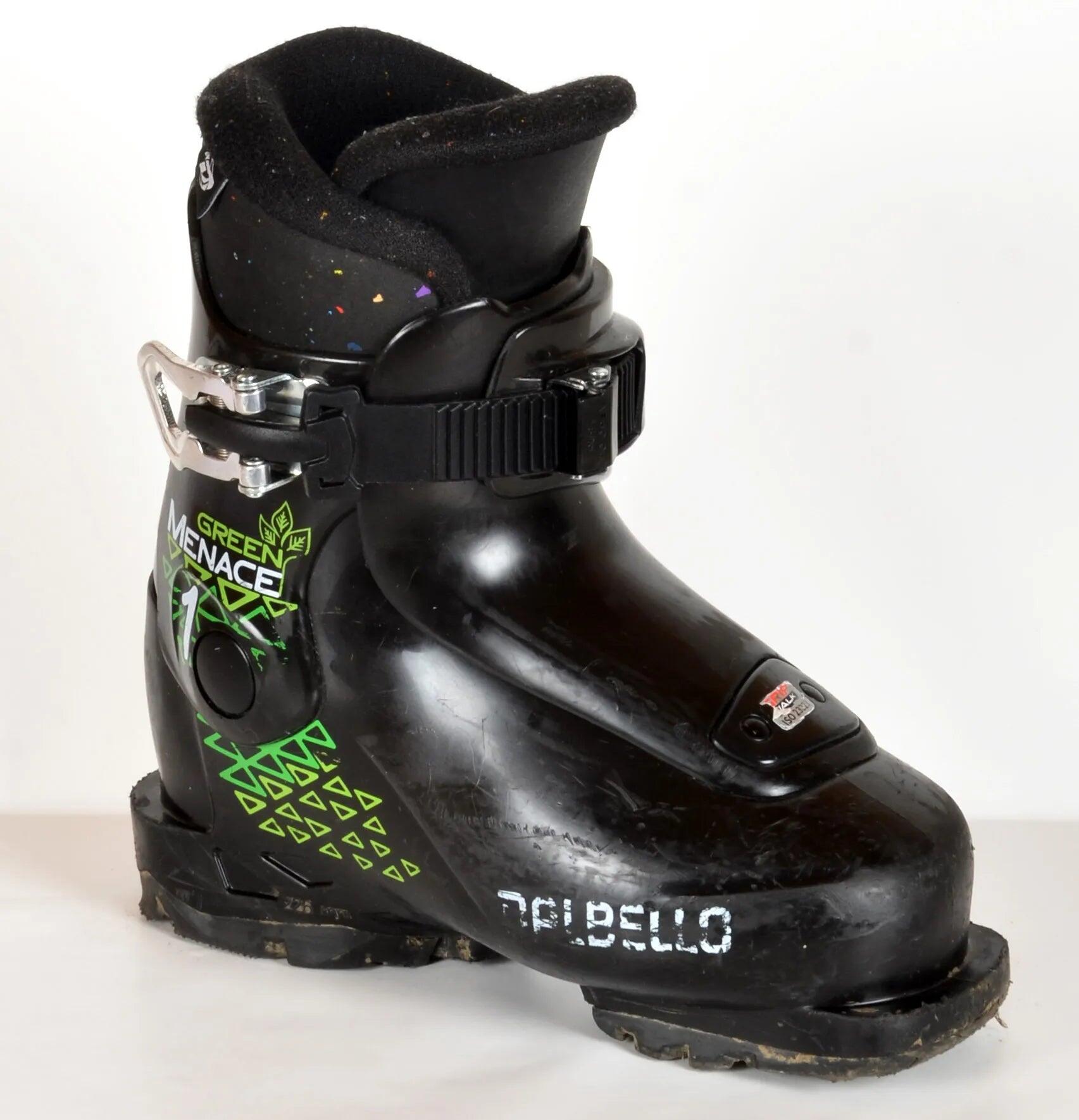 RECONDITIONNE - Chaussures de ski Junior Dalbello GREEN MENACE 1.0 GW - BON 1/1