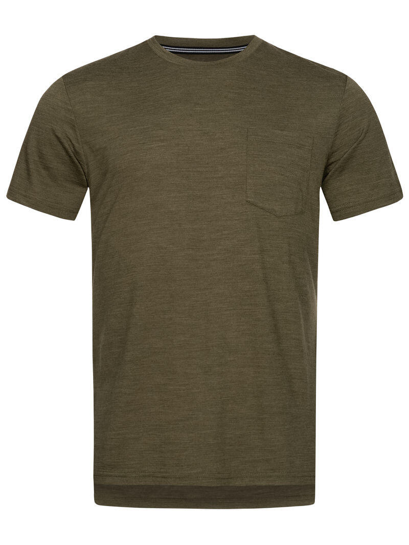 SUPER NATURAL Super.Natural Uomo City TEE Oliva Notte Melange